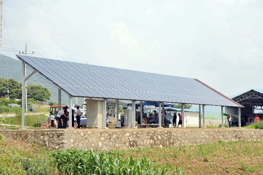 동촌1리 태양광발전시설 준공식 의 사진