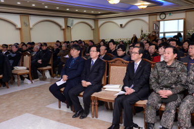 2015 화천군재향군인회장 이.취임식 의 사진