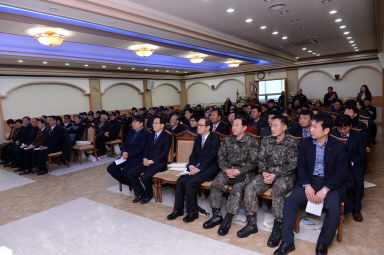 2015 화천군재향군인회장 이.취임식 의 사진