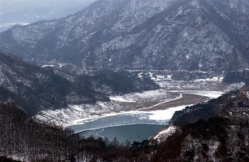 파로호 항공사진 의 사진