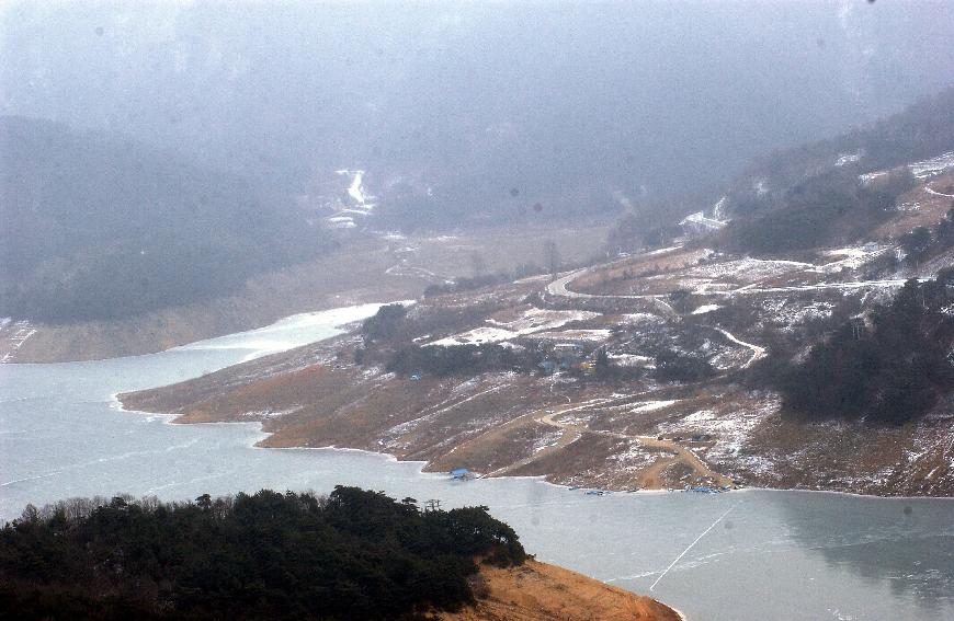 파로호 항공사진 의 사진