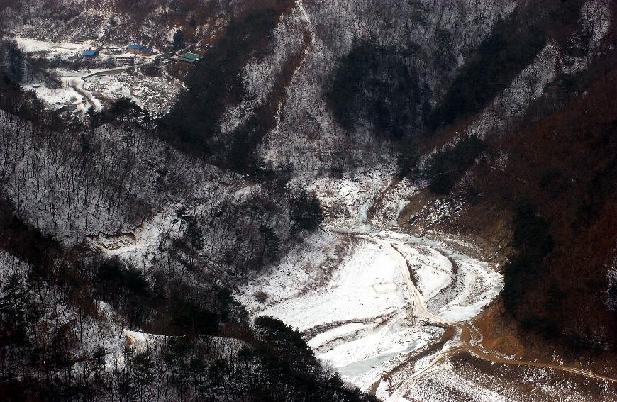 파로호 항공사진 의 사진