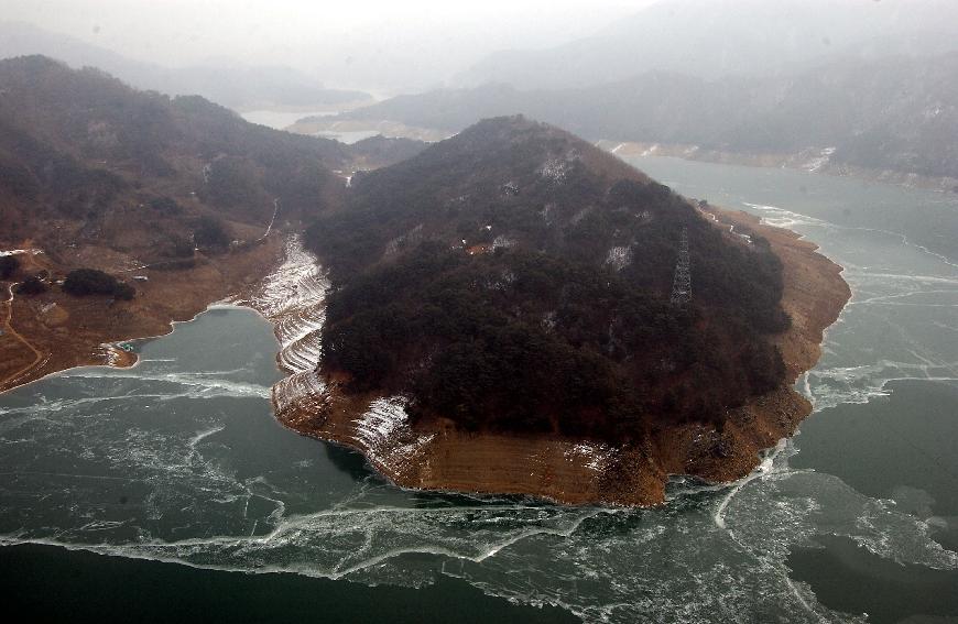 파로호 항공사진 의 사진