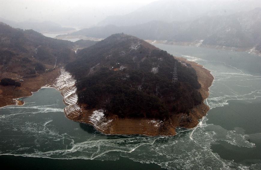 파로호 항공사진 의 사진