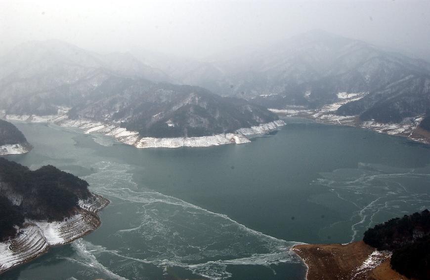 파로호 항공사진 의 사진