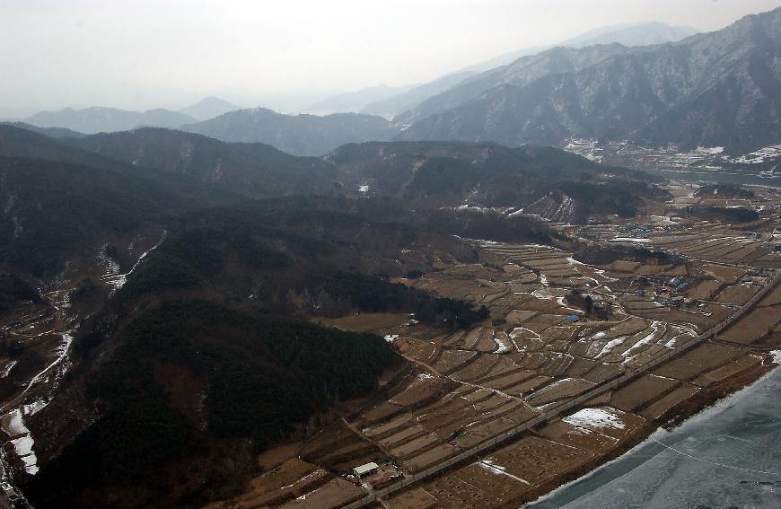 파로호 항공사진 의 사진