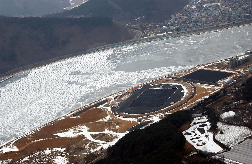 파로호 항공사진 의 사진