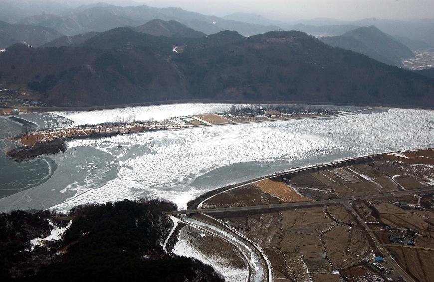 파로호 항공사진 의 사진