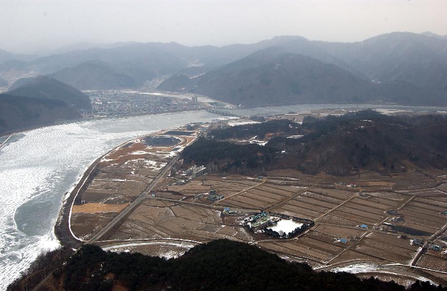 파로호 항공사진 의 사진