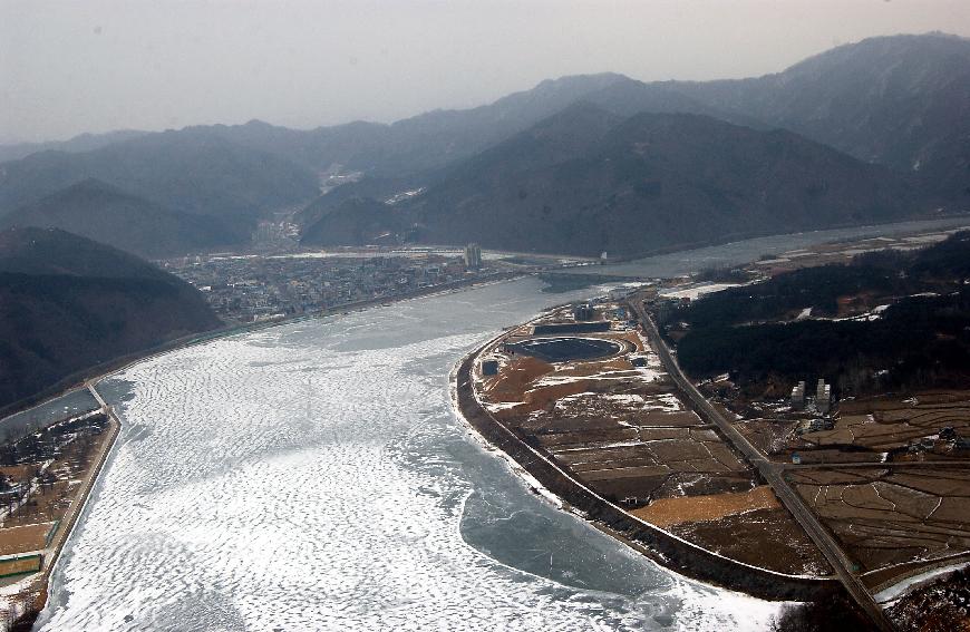 파로호 항공사진 의 사진