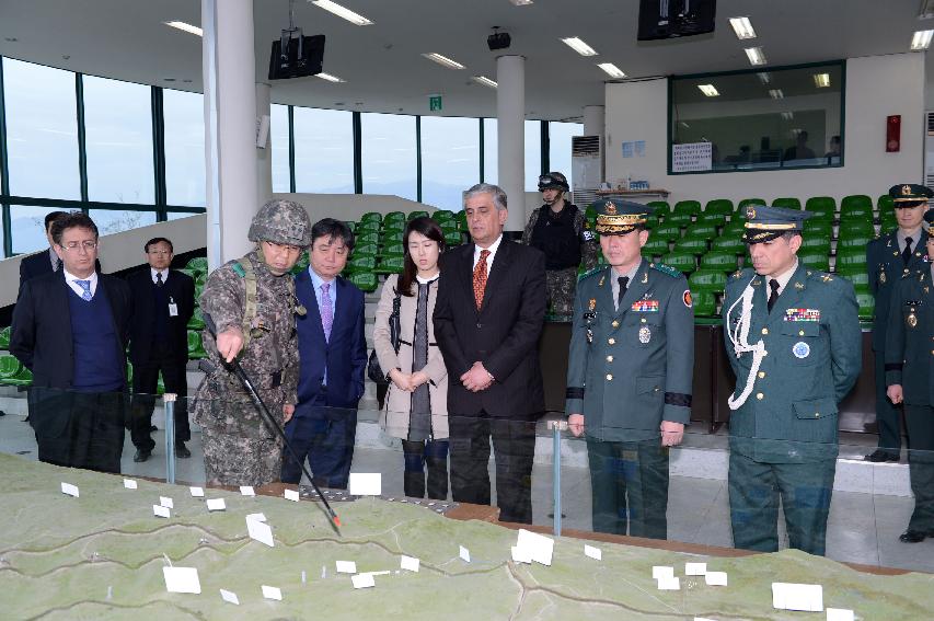 2015 산양지구 콜롬비아 전적비 참배행사 의 사진