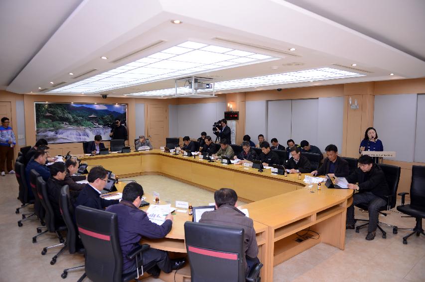 2015 산천어축제 최종결과 및 축제평가용역 중간보고회 의 사진