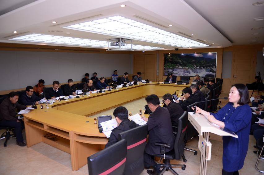 2015 산천어축제 최종결과 및 축제평가용역 중간보고회 의 사진