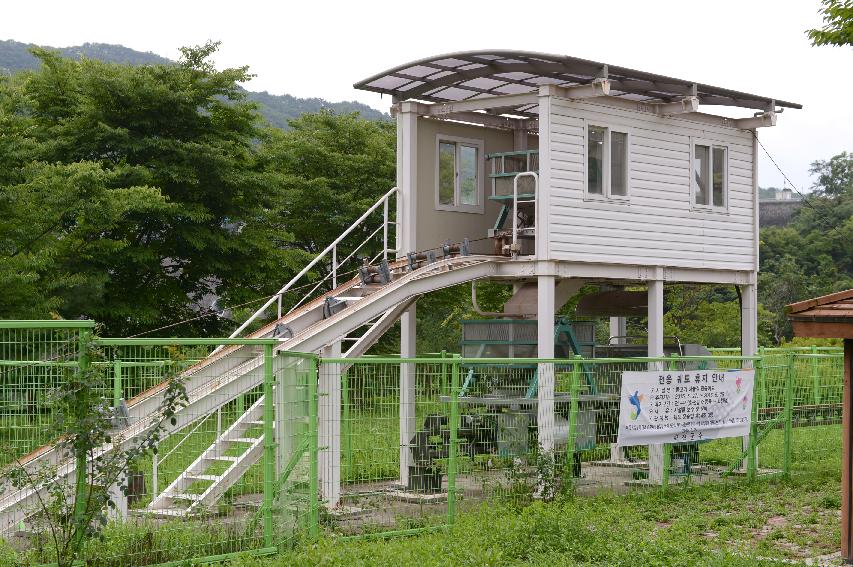 2015 물고기 하늘길 인공어도 전용궤도 전경 의 사진