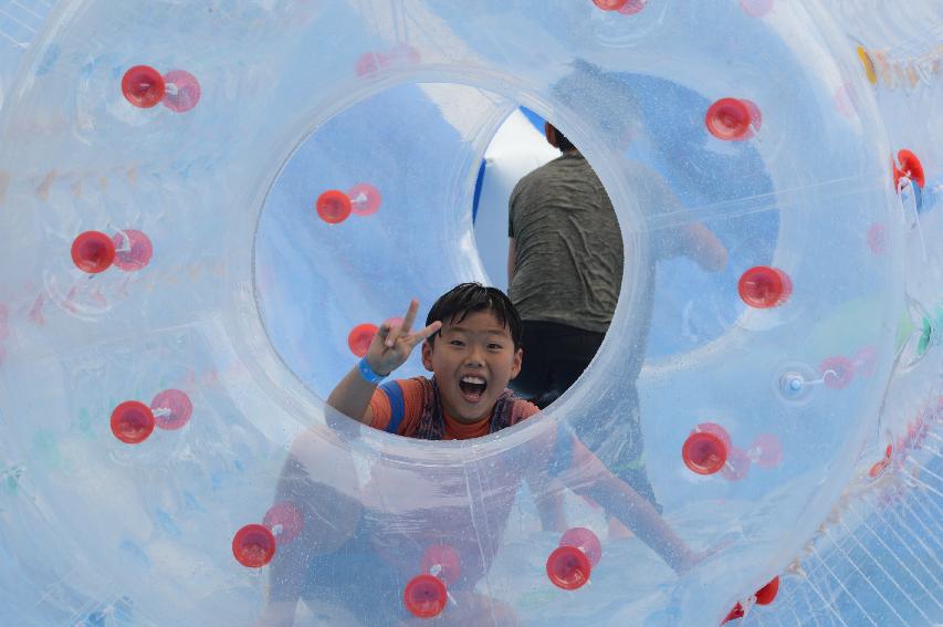 2015 물의나라 화천쪽배축제장 전경 의 사진