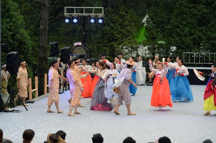 2015 화천쪽배축제 낭천별곡 개막공연 의 사진