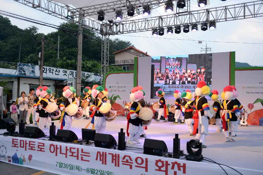 2015 화천 토마토축제 선포식 축하공연 의 사진