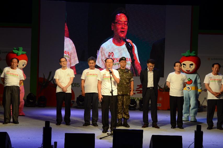 2015 화천 토마토축제 선포식 축하공연 의 사진