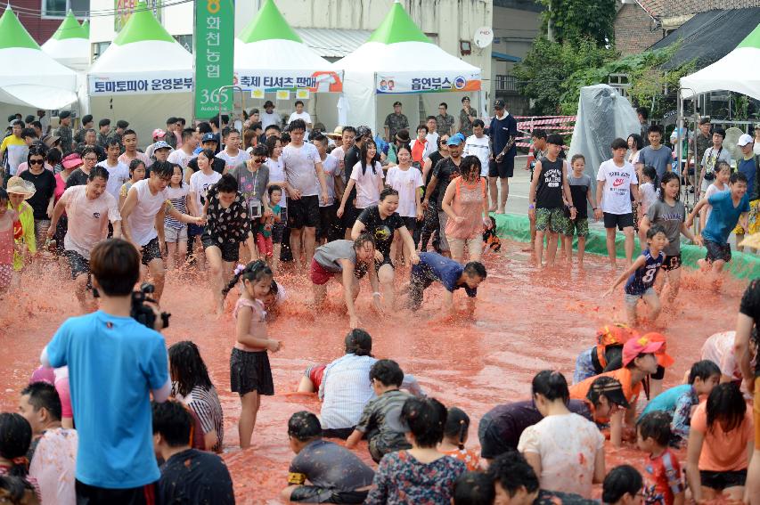 2015 화천 토마토축제장 전경 의 사진