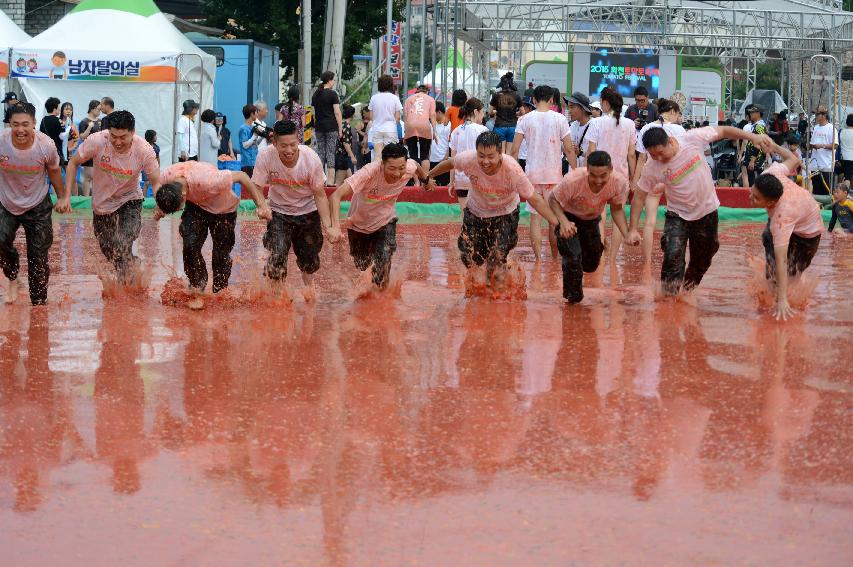 2015 화천 토마토축제장 전경 의 사진