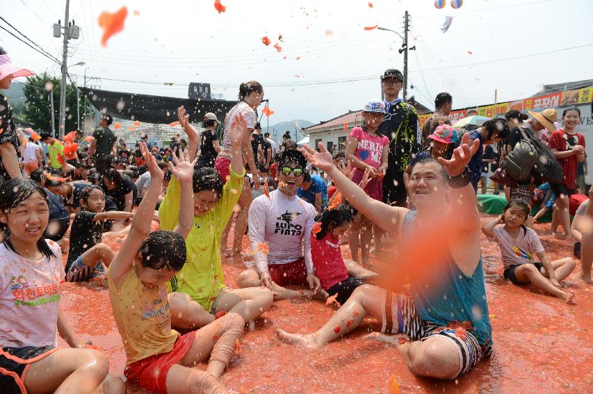 2015 화천 토마토축제장 전경 의 사진