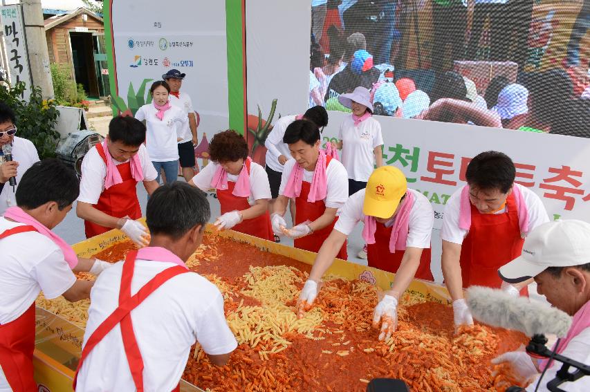 2015 화천 토마토축제장 전경 의 사진