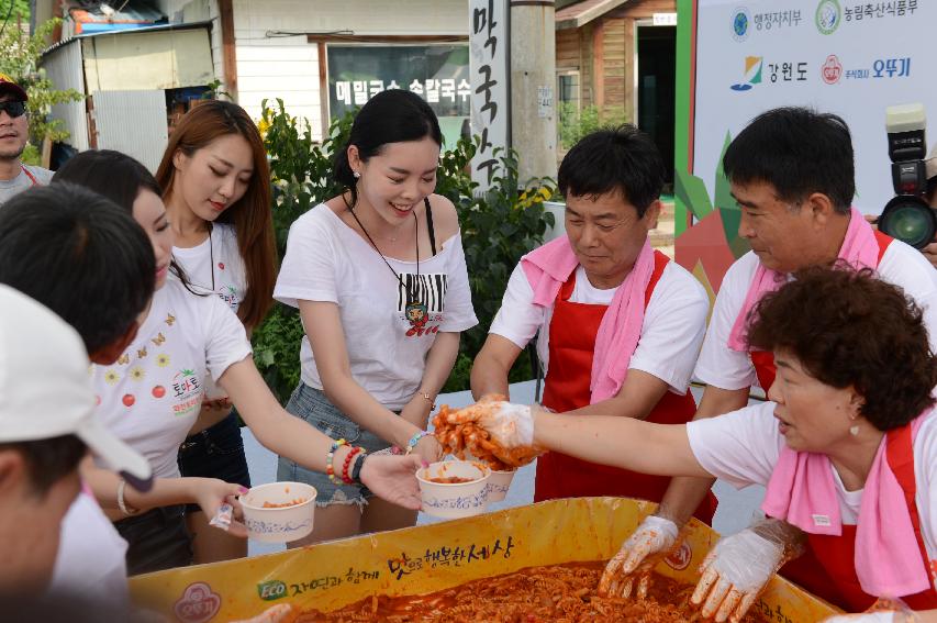 2015 화천 토마토축제장 전경 의 사진