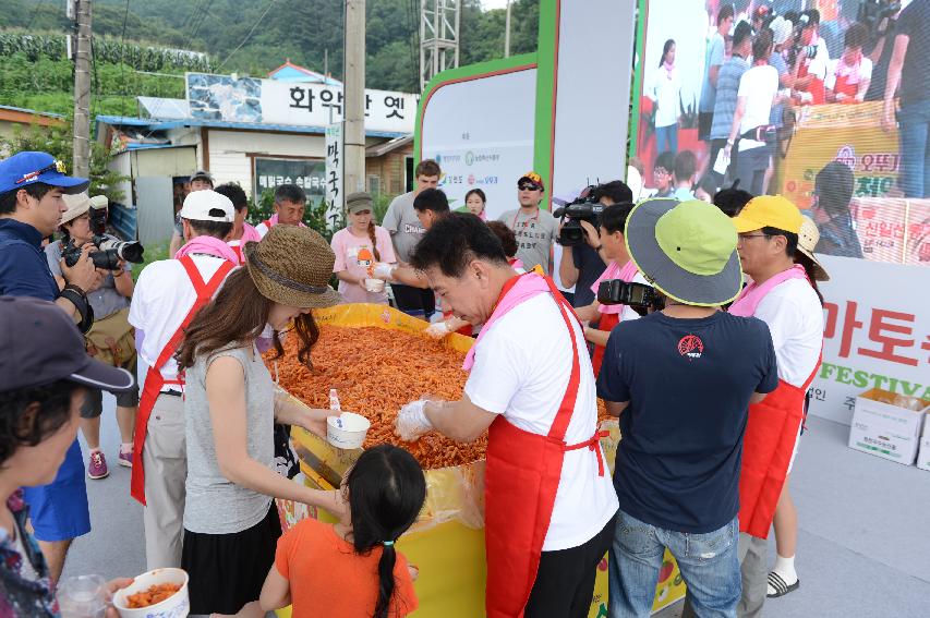 2015 화천 토마토축제장 전경 의 사진