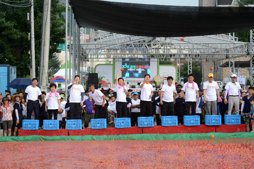 2015 화천 토마토축제장 전경 의 사진