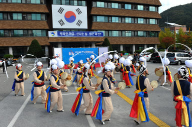 2015 제96회 전국체육대회 성화 봉송 의 사진