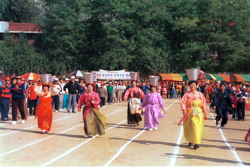 용화축전 민속행사 의 사진