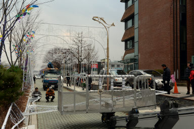 2015 얼음나라 화천산천어축제 공사 전경 의 사진