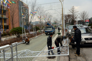 2015 얼음나라 화천산천어축제 공사 전경 의 사진