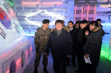 2015 세계최대 실내얼음조각광장 개장식 의 사진