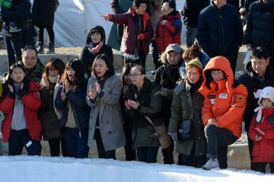 2016 얼음나라 화천산천어축제 산천어맨손잡기 의 사진