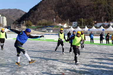 2016 화천산천어축제 군민화합 얼음축구 대회 의 사진