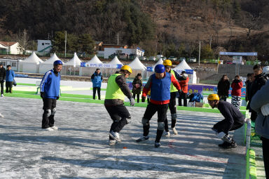 2016 화천산천어축제 군민화합 얼음축구 대회 의 사진