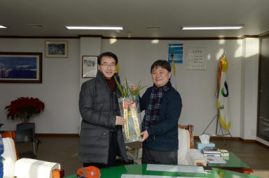 2016 화천산천어축제장 김명선 강원도 기획조정실장 방문 사진