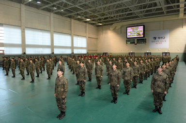 2016 육군 제15보병사단 신병수료식 의 사진