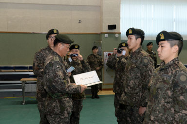 2016 육군 제15보병사단 신병수료식 의 사진