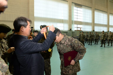 2016 육군 제15보병사단 신병수료식 의 사진