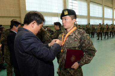 2016 육군 제15보병사단 신병수료식 의 사진