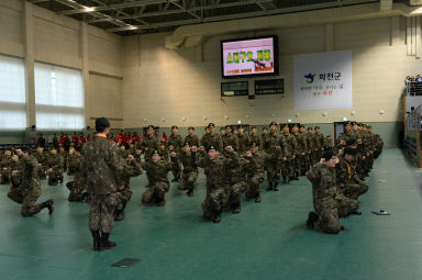 2016 육군 제15보병사단 신병수료식 의 사진