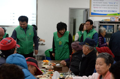 2016 화천장수식당 자원봉사 활동 및 새마을지회 회원 격려 의 사진