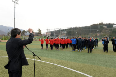 2016 화천정보산업고등학교 여자축구부 시축식 의 사진