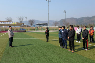 2016 화천군청 축구동우회 시축식 의 사진