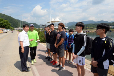 2016 강원도민체전 출전선수단 격려 사진
