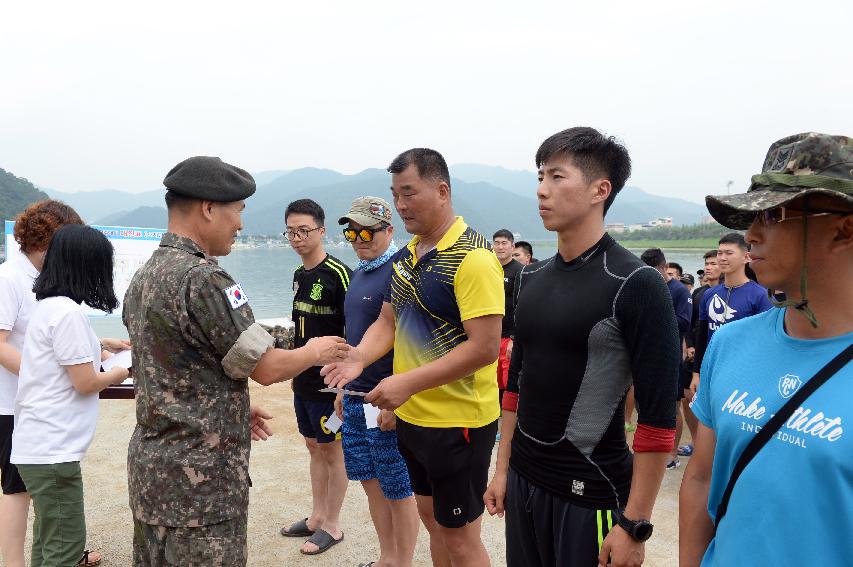 2016 육군 제27보병사단 쪽배축제 용선대회 의 사진