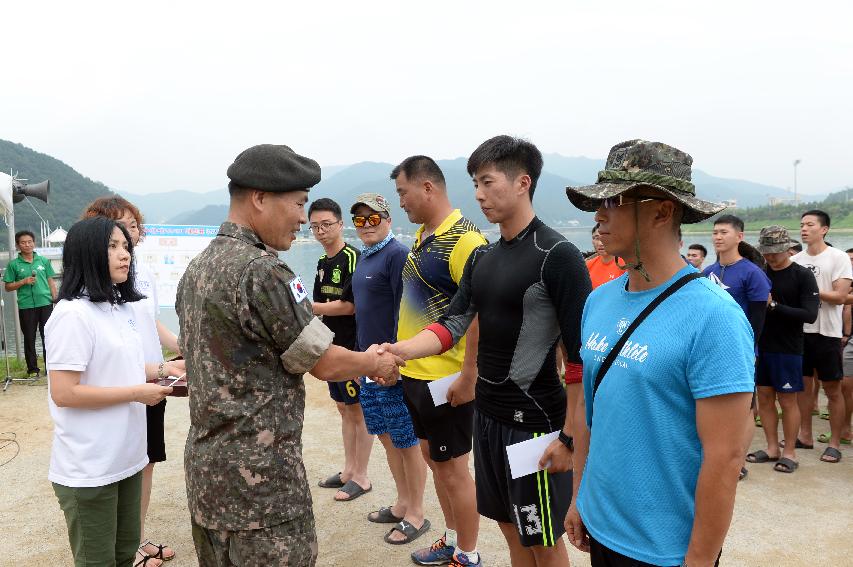 2016 육군 제27보병사단 쪽배축제 용선대회 의 사진