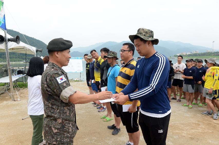 2016 육군 제27보병사단 쪽배축제 용선대회 의 사진